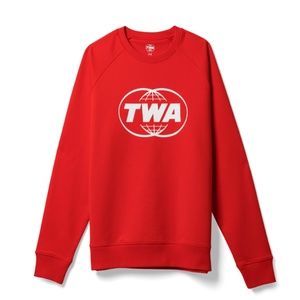 Trans World Airlines (TWA) Red Sweatshirt